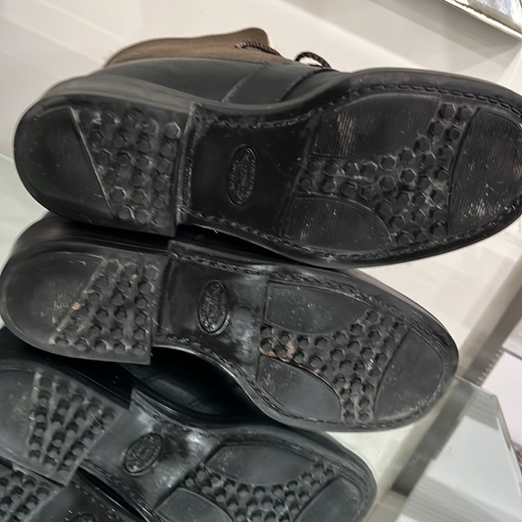 Blondo Waterproof Black Brown Lace up Genuine Shearling Leather Boots size 7 US - Picture 11 of 13